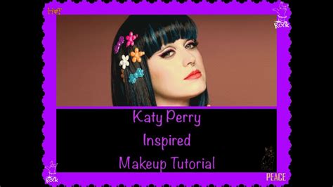 Katy Perry Inspired Makeup Celebrity Makeup Tutorial Youtube