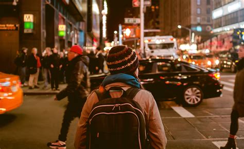 free images pedestrian person people girl woman road traffic street night city crowd