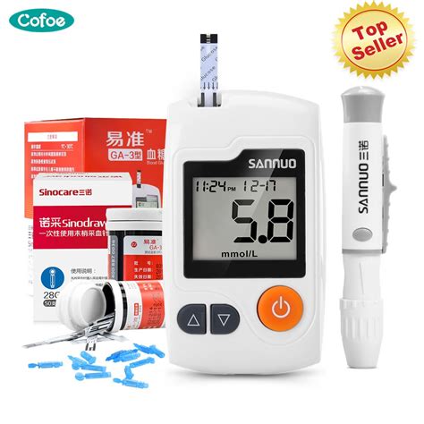Cofoe YiLi Blood Glucose Monitor With 50pcs Test Strips 50pcs Needles