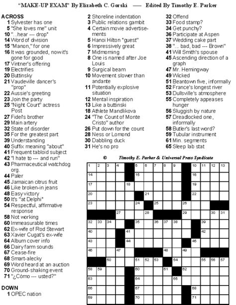 Make your own printable crossword using your words. Crossword Puzzles to Print and Solve - Volume 24: Print ...