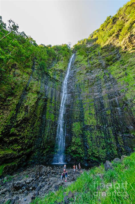 Waimoku Falls On The Road To Hana Maui Hawaii Usa Photograph By Don