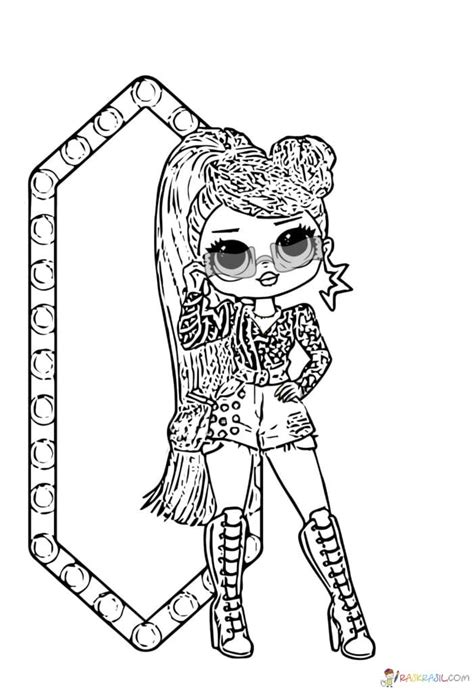 We got lol surprise omg series 2 dolls! OMG Dolls Coloring Pages - Coloring Home