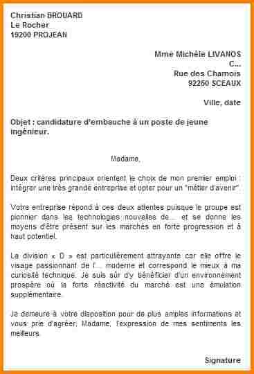 Les 25 meilleurs modèles et conseils pour n'importe quel job. exemple lettre motivation candidature spontanee - Les lettres types
