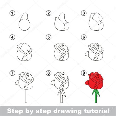 Tutorial De Dibujo Cómo Dibujar Una Rosa 2022
