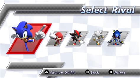 Sonic Rivals All Characters Psp Youtube