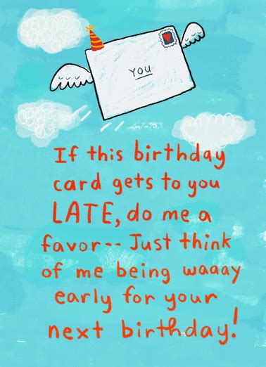 Funny Belated Birthday Ecards Cardfool