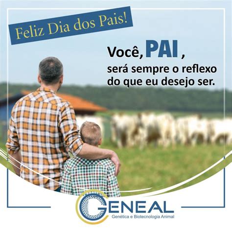Leve o papai e seus filhos a sombra correta: FELIZ DIA DOS PAIS!!! | GENEAL Genética e Biotecnologia Animal