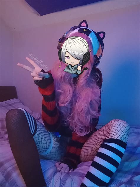🔆🏳️‍⚧️ kateryna 🖤💗 on twitter rt dedmeetcosplay so what game do you wanna play with me~ w