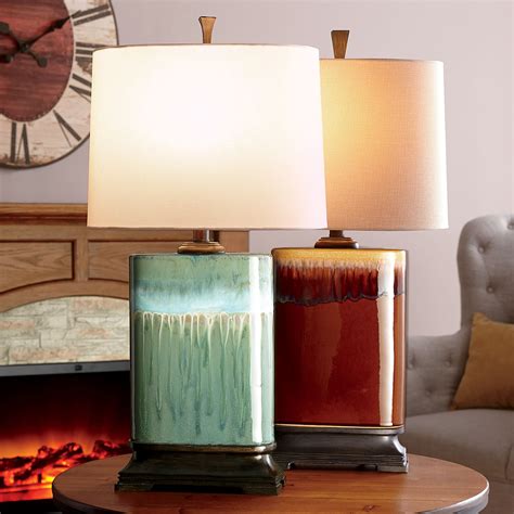 Glazed Table Lamp Montgomery Ward