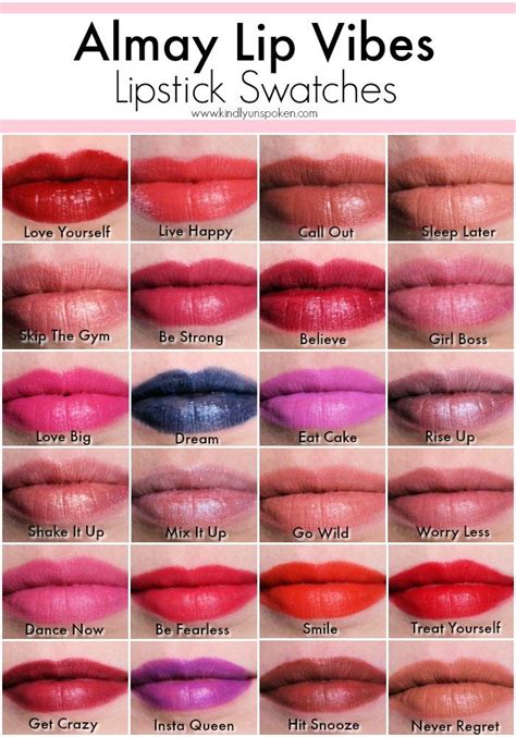 Almay Lip Vibes Lipsticks Review And Swatches Kindly Unspoken Almay