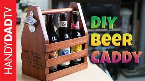 How To Make A Beer Caddy Diy Six Pack Carrier Youtube