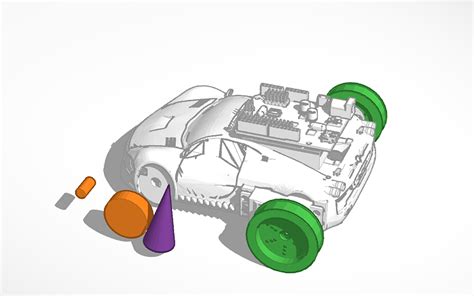 3d Design Copy Of Arduino Robotic Car Tinkercad