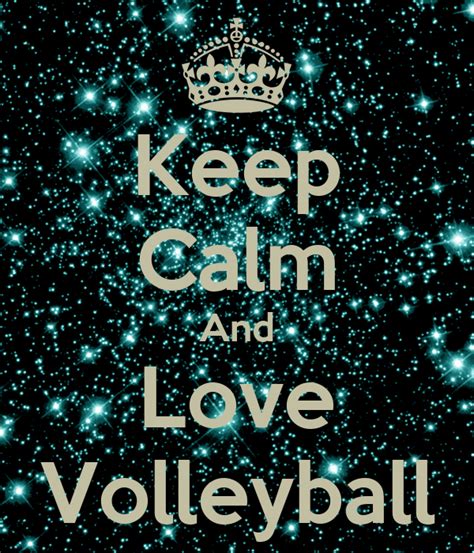 Keep Calm And Love Volleyball Poster Outside Hiiter 27 Keep Calm O