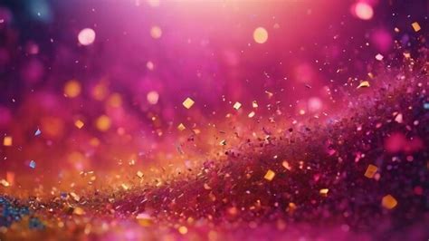 Premium Photo 3d Abstract Particle Background With Shallow Depth Of Field