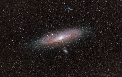 M31 Andromeda 2h16m Star Watcherch Dslr Astrophotography