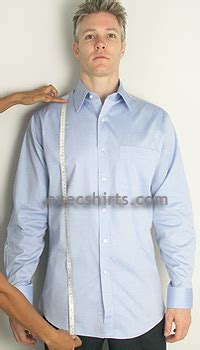 Well lets see how to measure a shirt sleeve length when those sleeves are not long. Dress Shirt Measurements - Measure Body