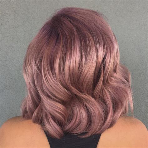 Hairstyles For Older Women Hair Color Rose Gold Dusty Rose Hair Hair Styles