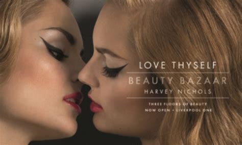 Harvey Nichols Lesbian Kiss Advert Cleared By The Advertising Standards Authority Daily Mail
