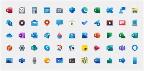 Windows 10 Icons Microsoft Rollt Neue Symbole Für Anwendungen Aus