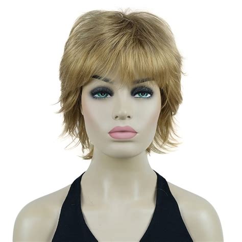 karen wig short layer long hair fully synthetic wig 12tt26 brown highlights 2024 23 99