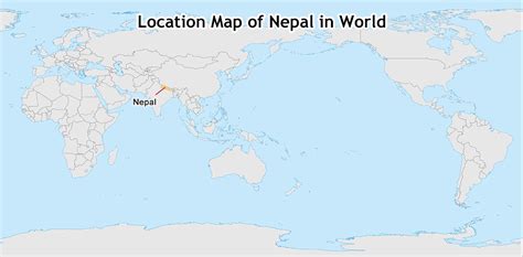 Nepal Location On World Map