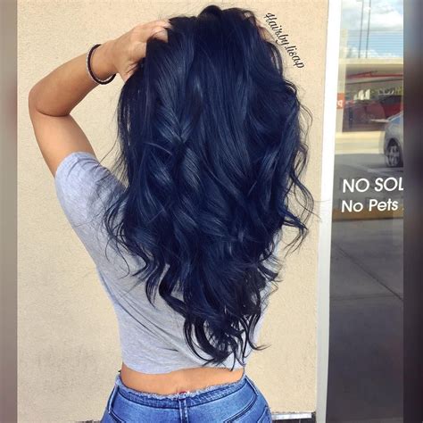 To be honest, this is a very popular hairstyle among women with long hair. Pin by Gargi Ravi on Blue black hair | Hair color for ...