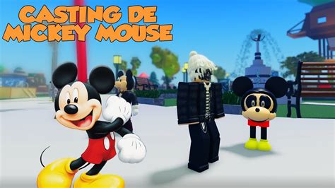 Casting De Mickey Mouse Roblox Youtube
