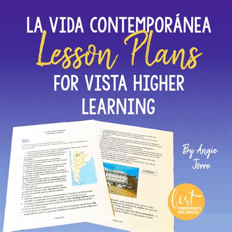 Ap Spanish Lesson Plans And Curriculum For La Vida Contemporánea For