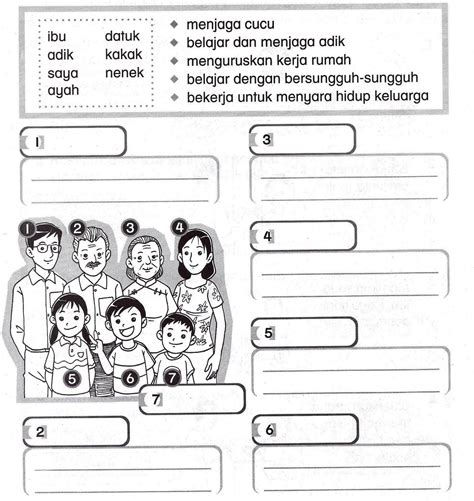 Worksheet Bahasa Melayu Tahun 1