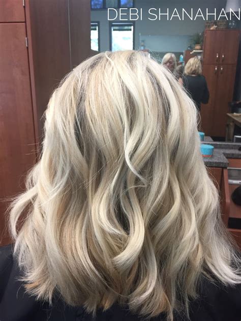 New Bleynding Blonde Grey Blending Natural Grey With Blonde Tones Added By Debi S Gray