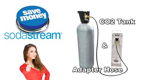Safe Money With Sodastream Co2 Tank Adapter Soda Stream Cheap Refill