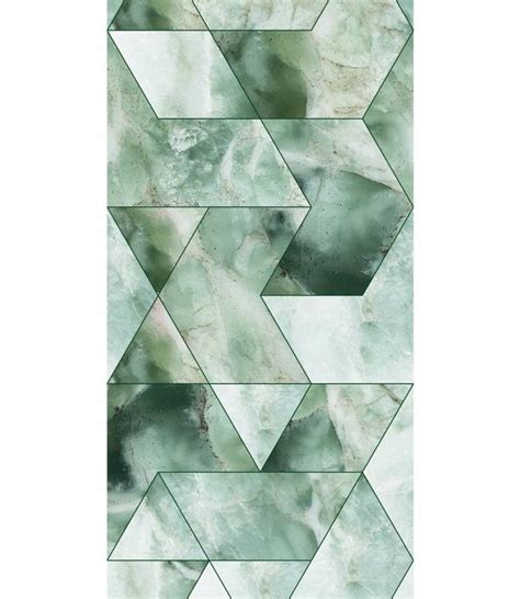 Behang Marble Mosaic Groen 974 X 280 Cm Kek Amsterdam