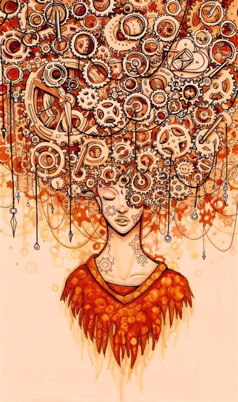 Overthinking By Namtia On Deviantart Art Brain Art Drawings