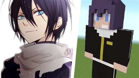 How To Build A Yato Statue Noragami Minecraft Youtube