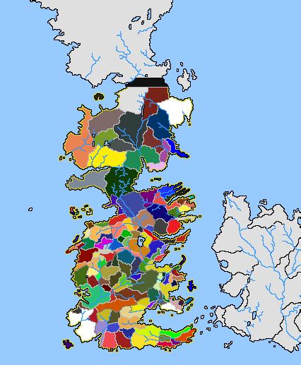Houses Of Westeros Map Westeros Game Of Thrones Wiki Fandom The
