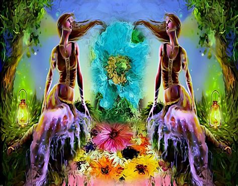 Gemini Twins Digital Art By Catherine Lott