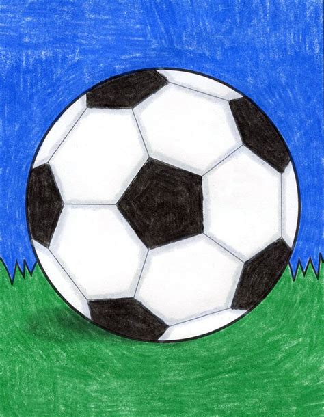 How To Draw A Soccer Ball · Art Projects For Kids