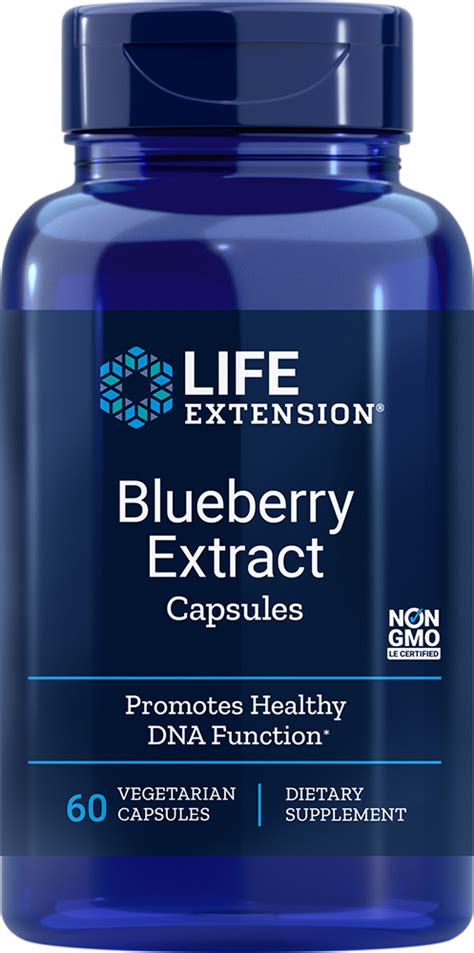 Blueberry Extract Capsules 60 Vegetarian Capsules