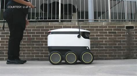 Fleet Of Food Delivery Robots Launched At University Of Houston Abc13