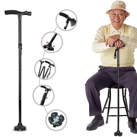 Walking Cane For Men And Women Free Standing Foldable