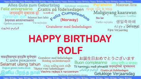 Rolf Languages Idiomas Happy Birthday Youtube