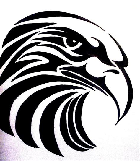 Tribal Eagle Tattoo By Bogi90 On Deviantart Tribal Eagle Tattoo