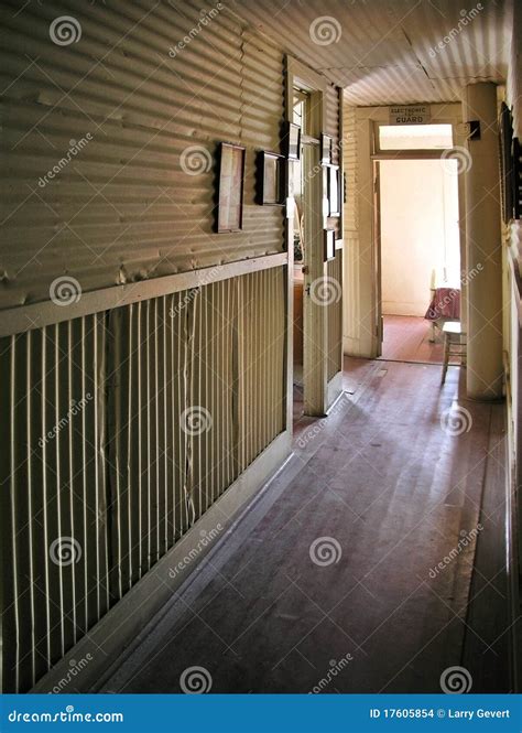 Hallway In An Old Haunted Hotel Stock Photo Image Of Interior Bright