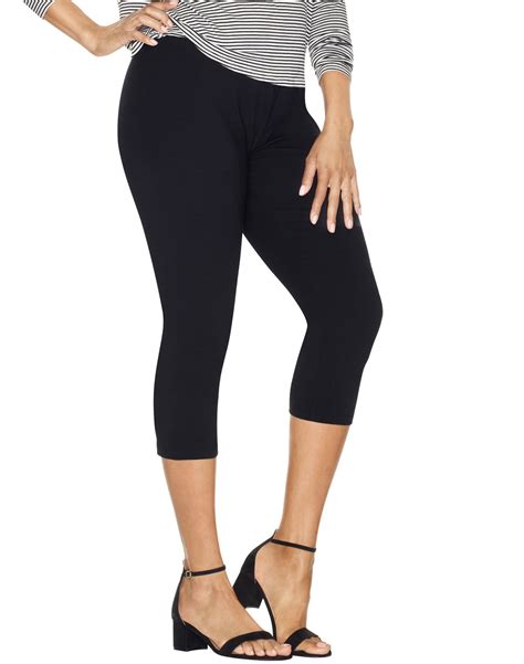 Just My Size Women`s Stretch Cotton Capri Leggings