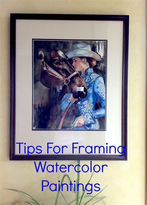 Marias Watercolor Framing Tips For Watercolor Paintings