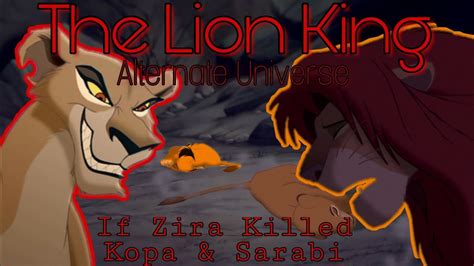 Lion King Sarabi Vs Zira Zira Kills Sarabi Fanmade Youtube
