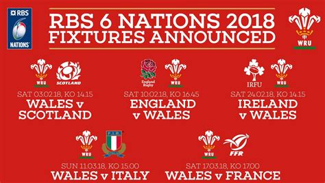 Six nations 2021 fixtures list. 最高 50+ 6 Nations 2019 Fixtures Poster - ケンジ