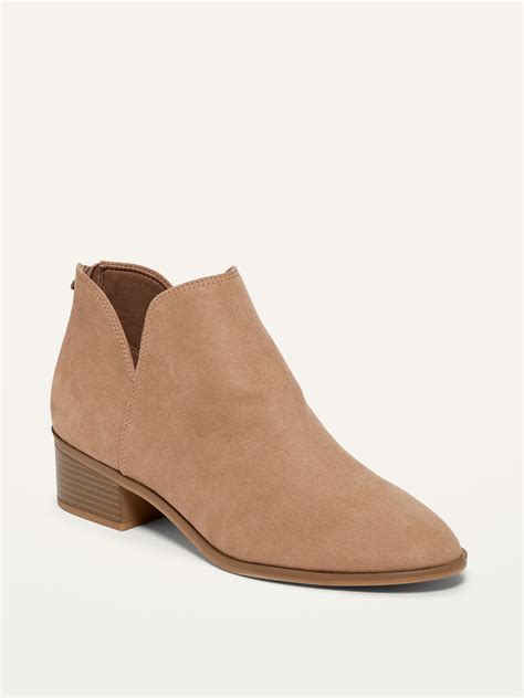 Faux Suede Booties For Women Old Navy