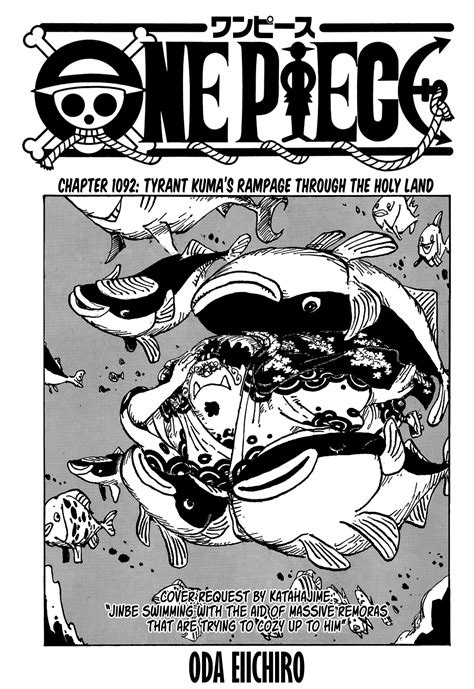 One Piece Chapter 1093 One Piece Characters
