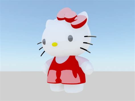 Hello Kitty 3d Model Maya Files Free Download Cadnav